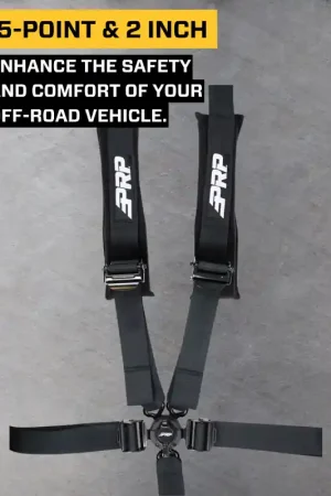 Free Returns PRP 5.2 Harness(Cam-Lock, SFI Rated) - Black