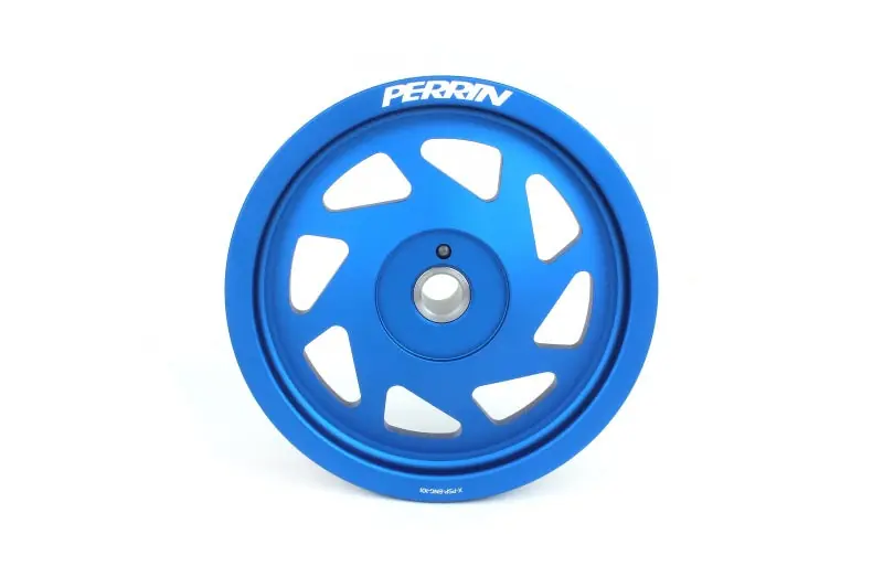 PERRIN 22-25 Subaru WRX/BRZ & Toyota GR86 / 20-25 FXT/OBXT Lightweight Crank Pulley - Blue Reduced Price