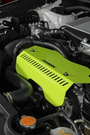 PERRIN 22-25 Subaru WRX Pulley Cover - Neon Yellow (TALL - For Use w/o PERRIN AOS) Affordable