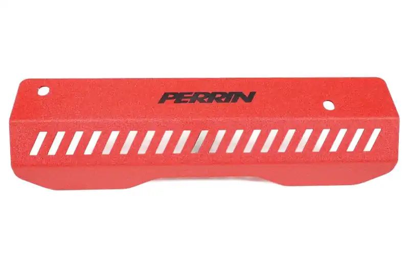 PERRIN 22-25 Subaru WRX Pulley Cover - Red (SHORT - For Use w/PERRIN AOS) Place Order