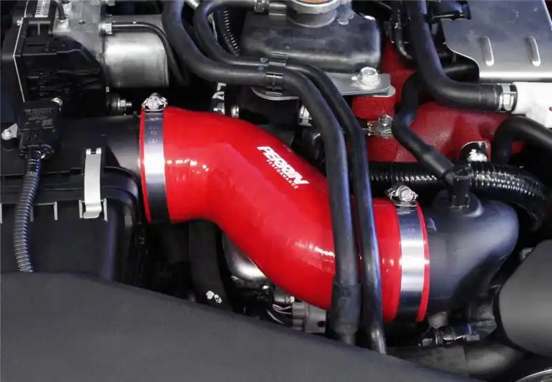 Clearance PERRIN 02-07 Subaru WRX/STi AFTA-MAF Intake Tube Air-Box to Inlet Hose - Red