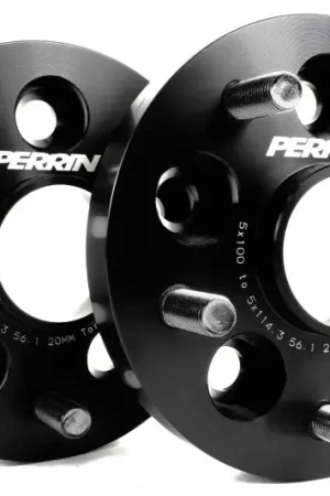 PERRIN Subaru/Toyota/Scion 20mm Wheel Adapter (Bolt-On Type) 5x100 to 5x114.3 w/56mm Hub - Pair Big Sale