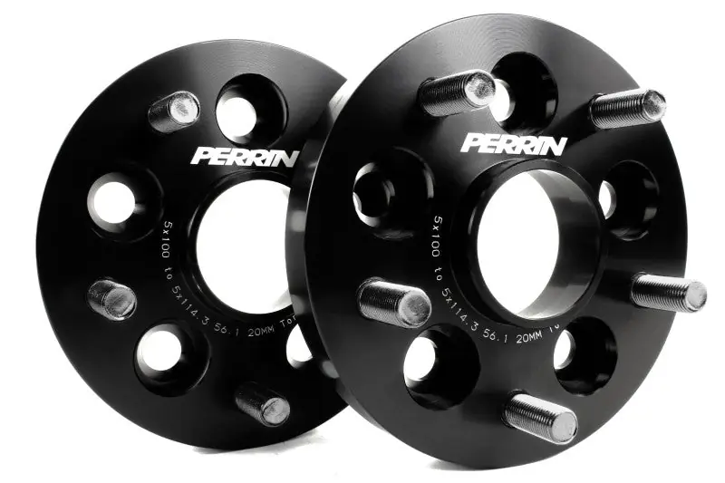 PERRIN Subaru/Toyota/Scion 20mm Wheel Adapter (Bolt-On Type) 5x100 to 5x114.3 w/56mm Hub - Pair Big Sale
