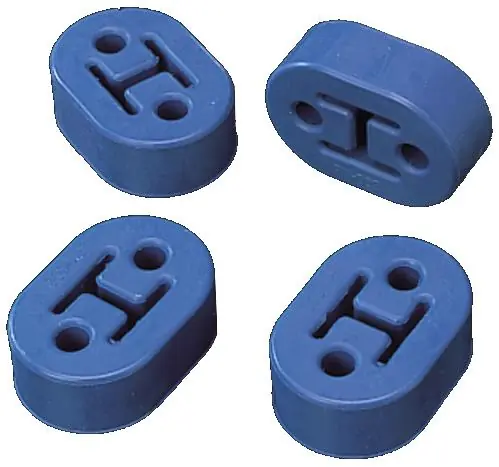 Cusco HD Exhaust Bushing Blue 15mm Hole ID x 35mm Distance (Hole to Hole) x 25mm Thickness Subaru Hot Deal