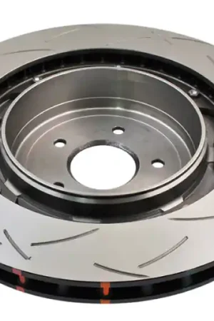 DBA 09+ Nissan GTR R-35 Rear Slotted 5000 Series 2 Piece Rotor Assembled w/ Black Hat Hot Picks
