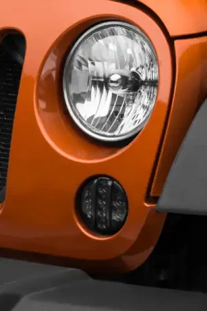 While Supplies Last Raxiom 07-18 Jeep Wrangler JK Axial Series LED Front Turn Signals (Smoked)
