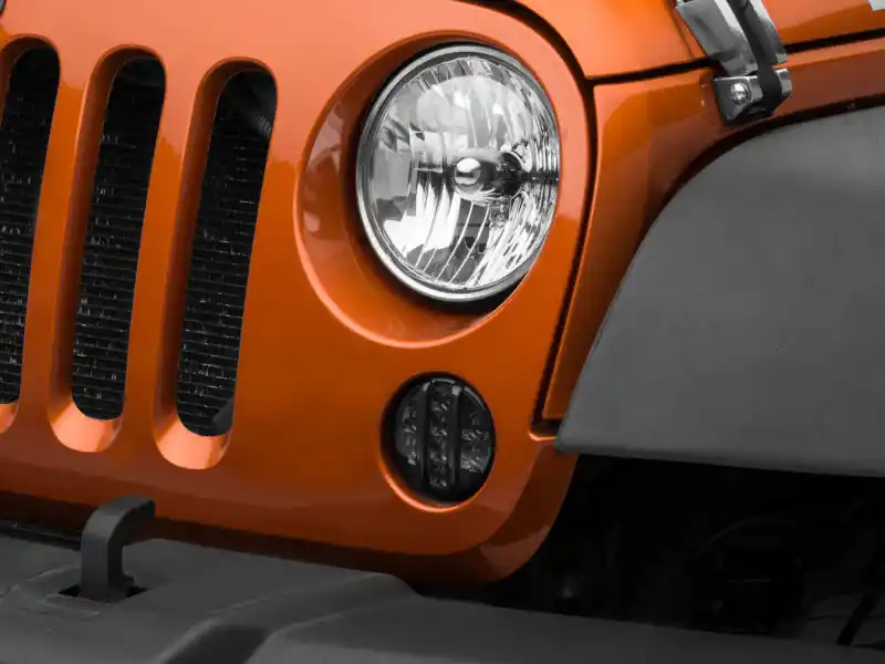 While Supplies Last Raxiom 07-18 Jeep Wrangler JK Axial Series LED Front Turn Signals (Smoked)