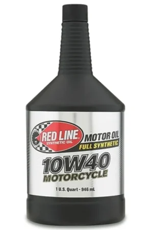Red Line 10W40 Motorcycle Oil - Quart While Supplies Last