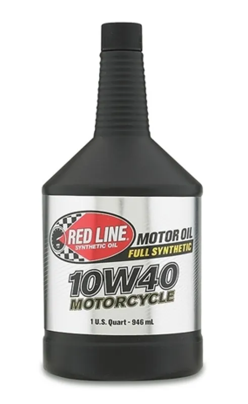 Red Line 10W40 Motorcycle Oil - Quart While Supplies Last