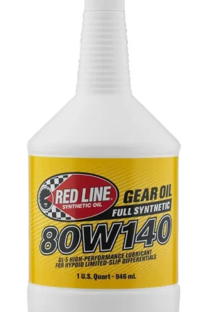 Same Day Shipping Red Line 80W140 GL-5 Gear Oil - Quart