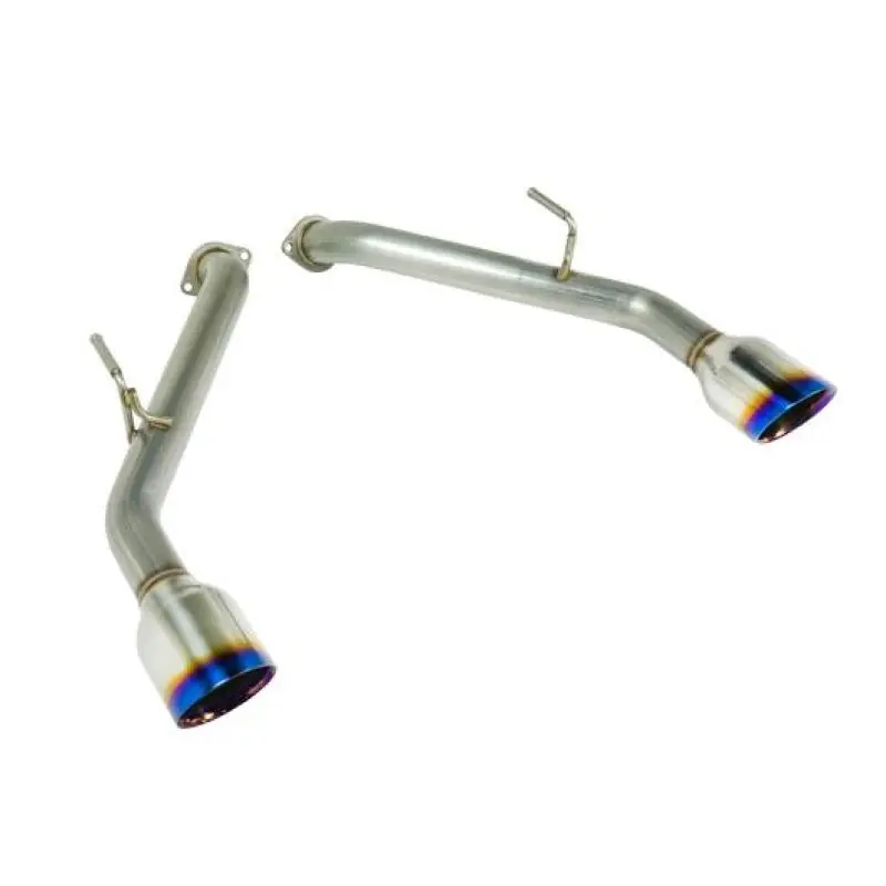 Fresh Stock Remark 2014+ Infiniti Q50 Axle Back Exhaust w/Burnt Stainless Double Wall Tip
