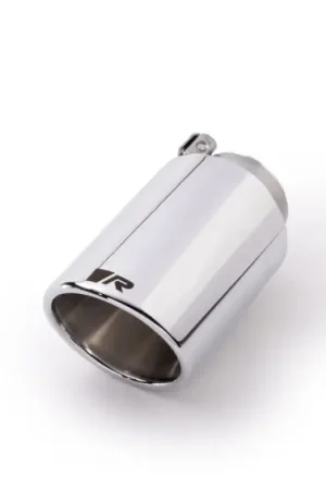 Remus Stainless Steel 102mm Angled Rolled Edge Chrome w/Adjustable Clamp Tail Pipe (Single) Cheap