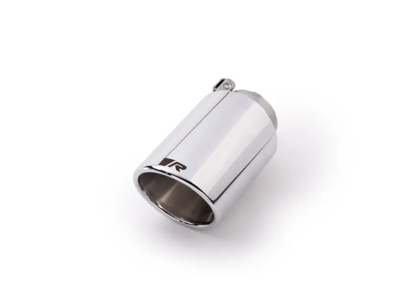 Remus Stainless Steel 102mm Angled Rolled Edge Chrome w/Adjustable Clamp Tail Pipe (Single) Cheap