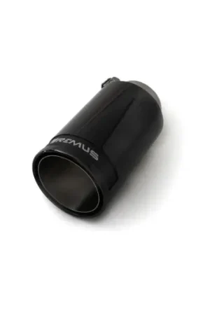 Reduced Price Remus Stainless Steel 98mm Black Chrome Straight w/Carbon Insert Tail Pipe (Single)