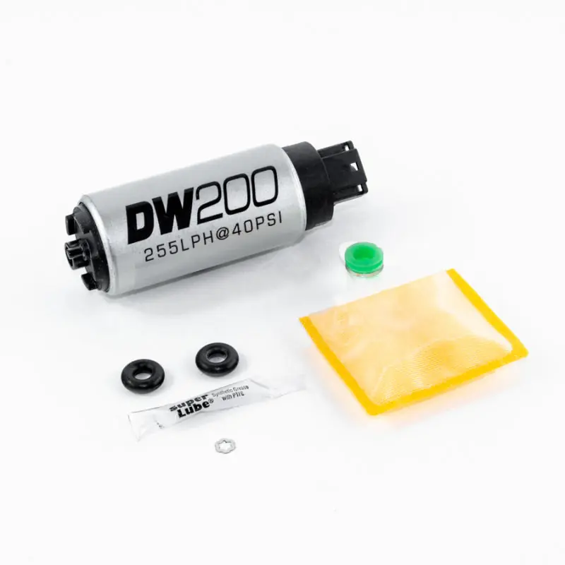 Luxury DeatschWerks 255 LPH In-Tank Fuel Pump w/ 03-06 Evo 8/9 / 95-98 Eclipse Turbo AWD Set Up Kit