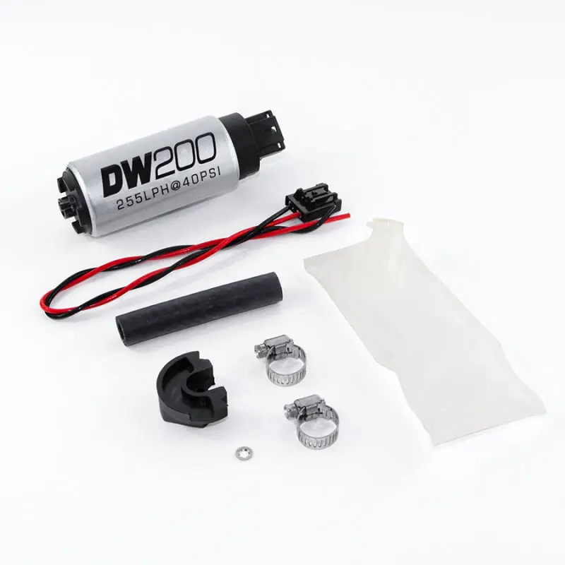 Buy Today DeatschWerks 94+ Nissan 240sx/Silvia S14/S15 255 LPH DW200 In-Tank Fuel Pump w/ Install Kit