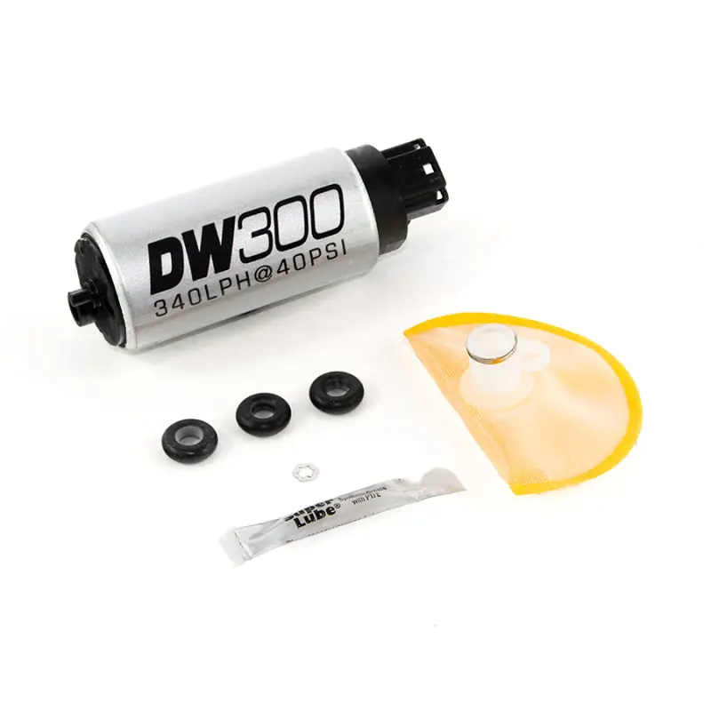 Authentic DeatschWerks 340 LPH In-Tank Fuel Pump w/ 10+ Legacy GT/03-08 G35/350Z Set Up Kit