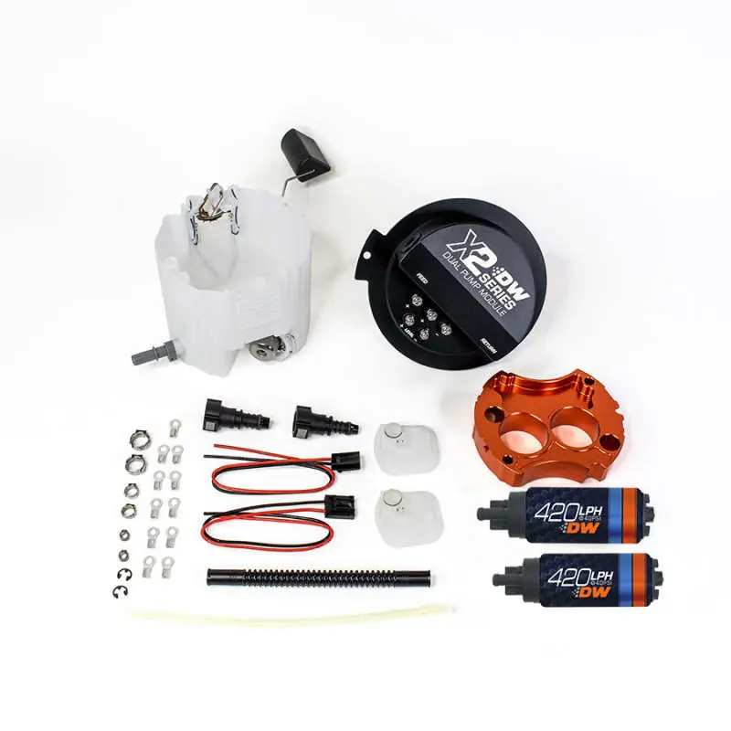 Fast Shipping DeatschWerks X2 Series Fuel Pump Module w/ 2 DW420s For 2010-15 Camaro LS 3.7 V6