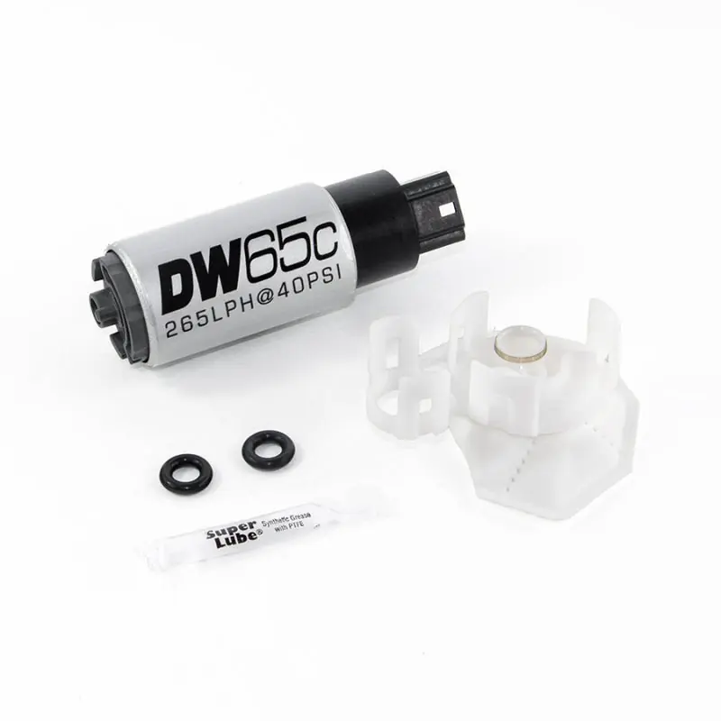 DeatschWerks 265 LPH Compact In-Tank Fuel Pump w/ Set Up Kit 08-15 Mitsu EVO X, 06-13 MazdaSpeed 3/6 Mega Sale
