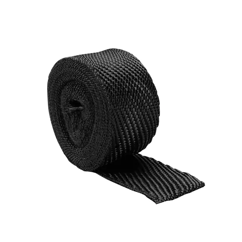 Warranty Included DEI Exhaust Wrap 2in x 25ft - Titanium - Black