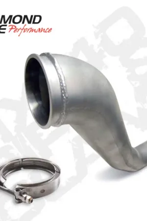 New Release Diamond Eye KIT 4in Downpipe HX40 TURBO-DIRECT FLANGE W/ V-Band CLAMP AL DODGE 94-02