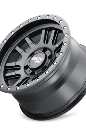 Dirty Life 9309 Canyon Pro 17x9/5x127 BP/-12mm Offset/71.5mm Hub Matte Black Wheel - Beadlock High Quality
