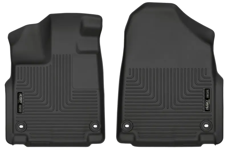 Professional Grade Husky Liners 18-23 Honda Odyssey WeatherBeater Black Front Floor Liners