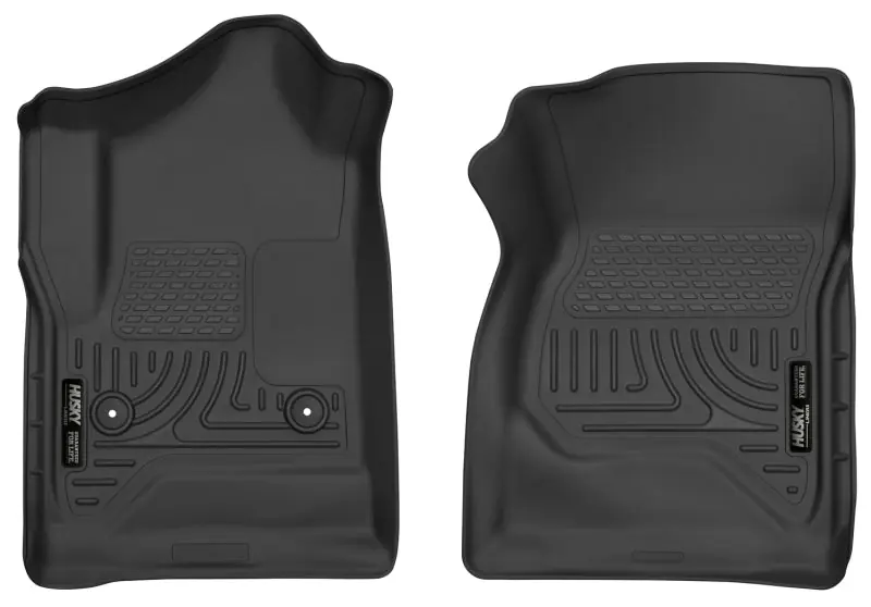Husky Liners 14-17 Chevrolet Silverado 1500 Standard Cab X-Act Contour Black Front Floor Liners Holiday Sale