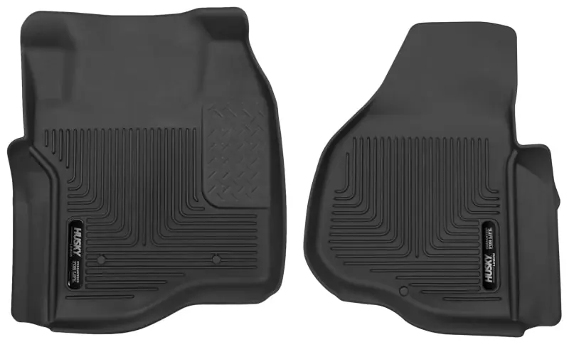 Husky Liners 11-12 Ford F250/F350/F450 Series Reg/Super/Crew Cab X-Act Contour Black Floor Liners In Demand