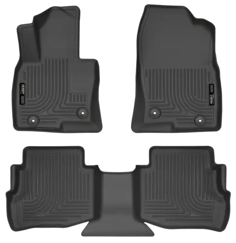 Special Discount Husky Liners 2017 Mazda CX-9 WeatherBeater Floor Liner (Front and Second Rows) - Black