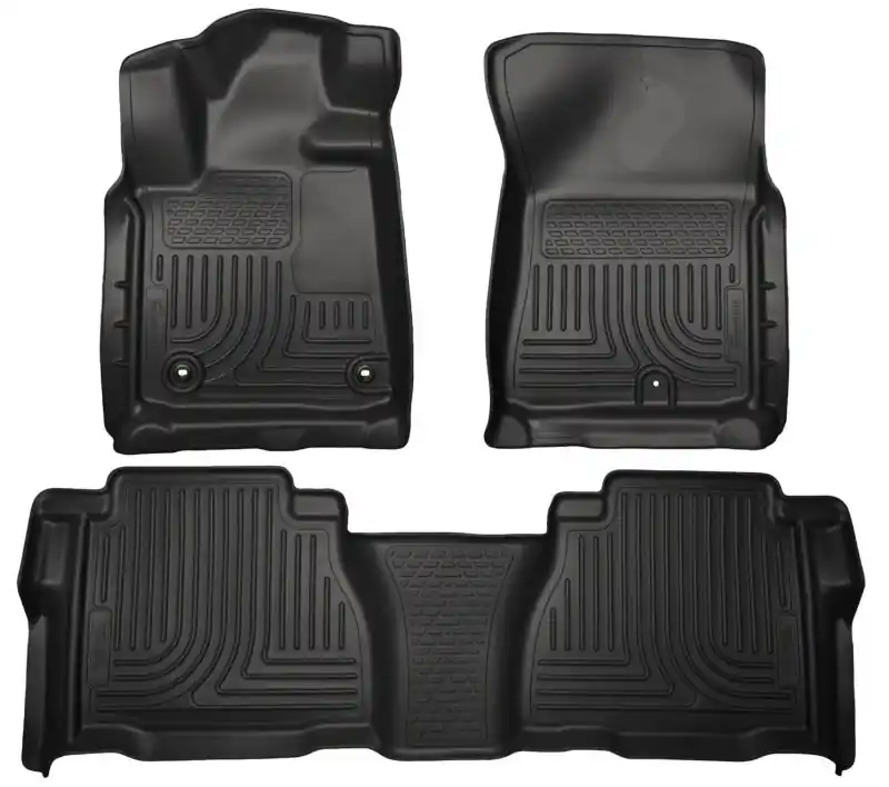 Weekend Sale Husky Liners 12-13 Toyota Tundra Weatherbeater Black Front & 2nd Seat Floor Liners