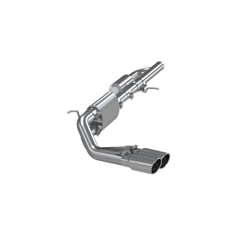 MBRP 09+ Chevrolet Silverado 1500 3in Cat Back Pre-Axle Dual Outlet w/ 4in Tip - AL High Quality