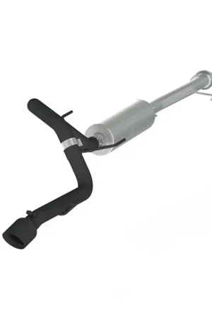MBRP 10-18 Toyota 4 Runner BLK 4in O.D Tip Single Rear Exit 2.5in Cat Back Exhaust Buy Direct