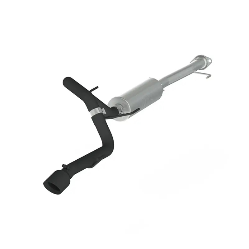 MBRP 10-18 Toyota 4 Runner BLK 4in O.D Tip Single Rear Exit 2.5in Cat Back Exhaust Buy Direct