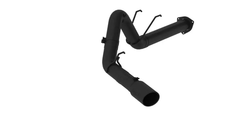 MBRP 17-19 Ford F-250/350/450 6.7L 4in Filter Back Single Tip Black Coated Exhaust Worldwide Shipping