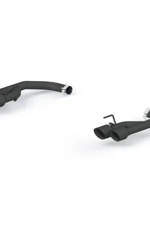 MBRP 18-20 Ford Mustang GT 2.5in Black Coated Non Active Dual Axle Back Exhaust - 4in Dual Wall Tips Weekend Sale
