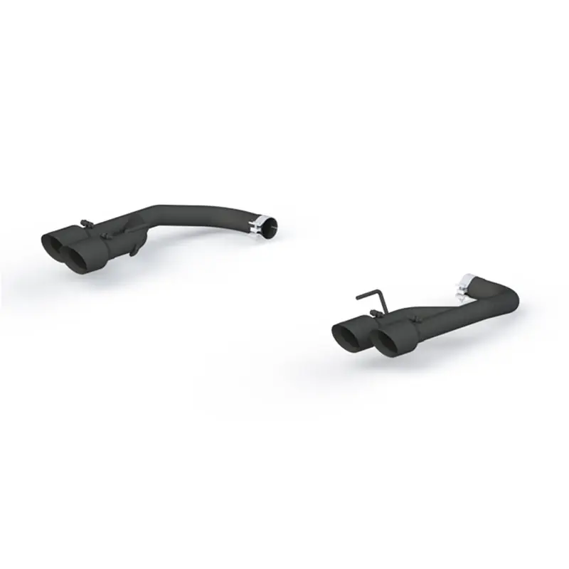 MBRP 18-20 Ford Mustang GT 2.5in Black Coated Non Active Dual Axle Back Exhaust - 4in Dual Wall Tips Weekend Sale