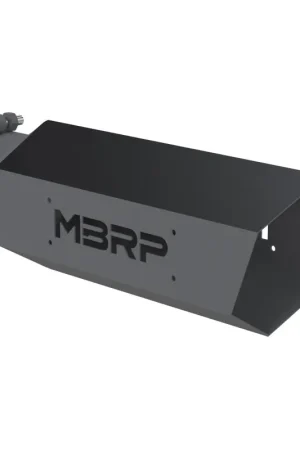 MBRP Universal Hex Tip 4in Inlet 16in Length w/o Logo - Black Coated Hassle-Free Returns
