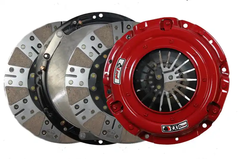 McLeod RXT Twin Disc Clutch Kit 2018 Ford Mustang RXT 1 x 23 Spline 0 Bal w/164T 8 Bolt AL Flywheel Grab Now
