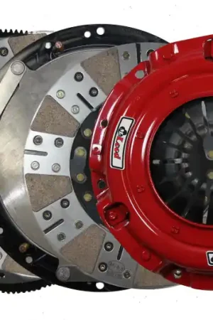 Professional Grade McLeod RXT 1200 Twin Disc Clutch Kit w/ 8 Bolt Flywheel 164T - 1-1/8in x 26 Spline Input Trans