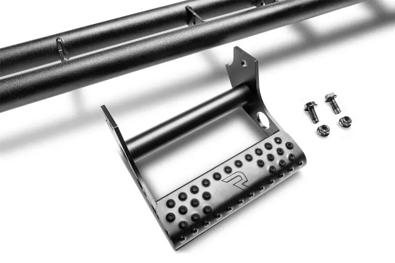 Exclusive N-Fab RKR Rails 15-17 GMC - Chevy Canyon/Colorado Crew Cab - Tex. Black - 1.75in