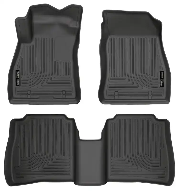Husky Liners 14-18 Nissan Sentra Weatherbeater Black Front & 2nd Seat Floor Liners Fast Shipping