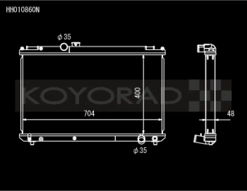 Koyo 96-00 Toyota Chaser JZX100 2.5L Inline 6 Turbo w/ Manual Trans Radiator Luxury