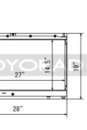 Koyo 97-00 Mitsubishi Evolution 4/5/6 Turbo (MT) Radiator *For use with 03-07 Evo Fan Shroud ONLY* Express Delivery