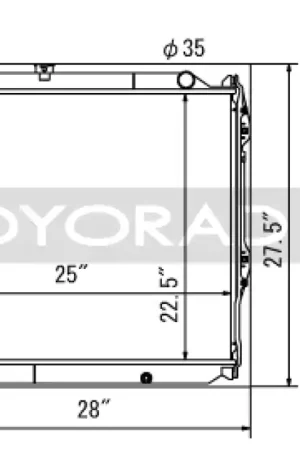 Koyo 96-02 Toyota 4Runner 2.7L / 3.4L w/ 5MT Radiator (Requires Cap PN SK-C13) Limited Edition