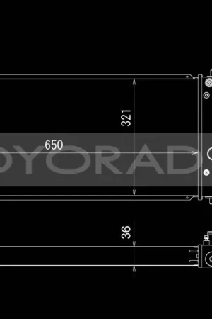 Koyo 00-05 Toyota MR2 Spyder 1.8L I4 MT (Manual Transmission) All-Aluminum Radiator Crafted