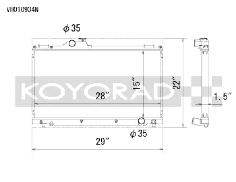 Koyorad 01-05 Lexus IS300 (w/ Manual Transmission) Racing Radiator Next Day Delivery