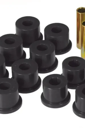 Prothane GM Rear Spring & Shackle Bushings (w/ 1.5in OD Frame Shackle Bush) - Black Seasonal Sale