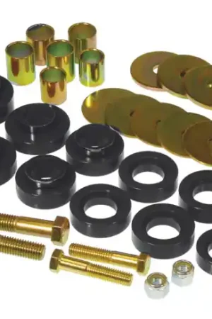 Prothane 67-81 Chevy Camaro Body Mount Kit w/ Hardware - Black Super Sale