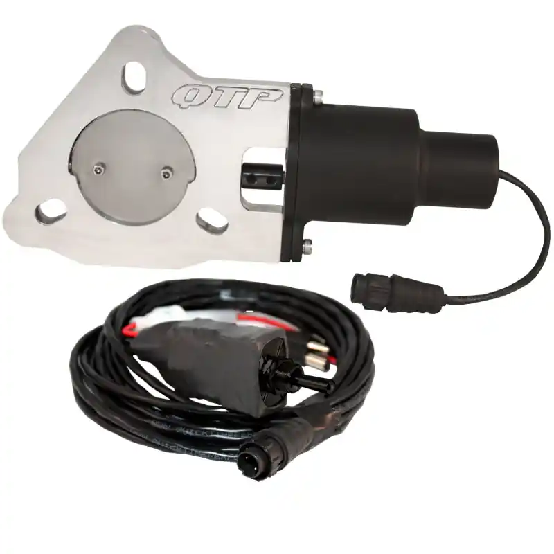 QTP 2.25in Bolt-On QTEC Electric Cutout Valve - Single Deal